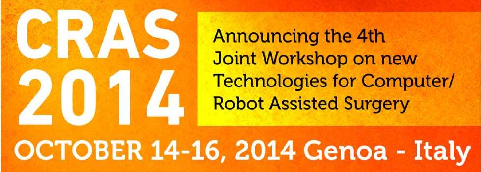 CRAS 2014 Workshop Genoa, Italy